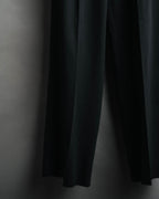 -MOOD MILLÉSIMES- 80’s-90’s black wool intuck wide trousers