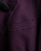 "JEAN PAUL GAULTIER FEMME"
 Beautiful purple color shaped wool tailored jacket