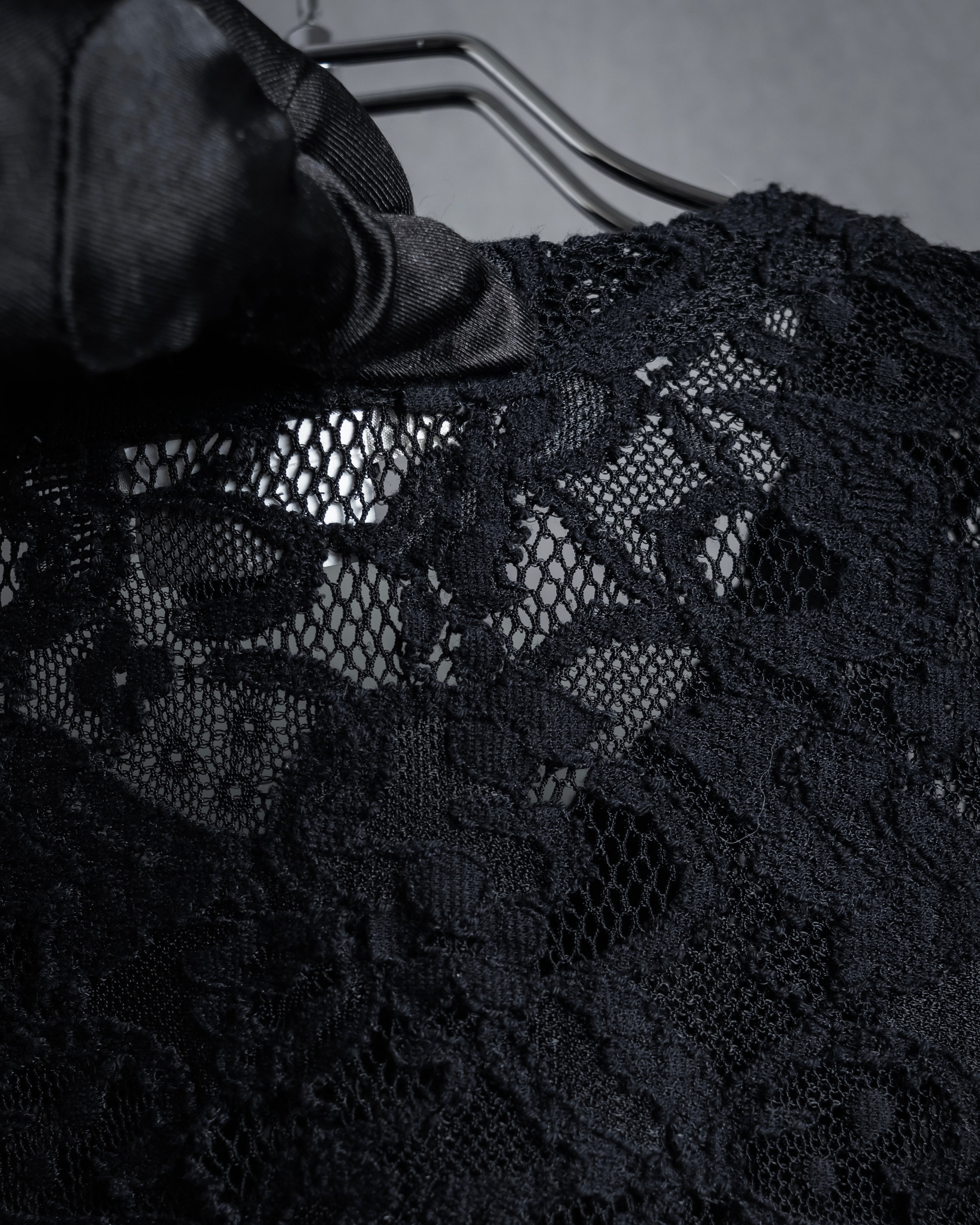 "COMME des GARCONS" 20SS Floral motif lace pullover