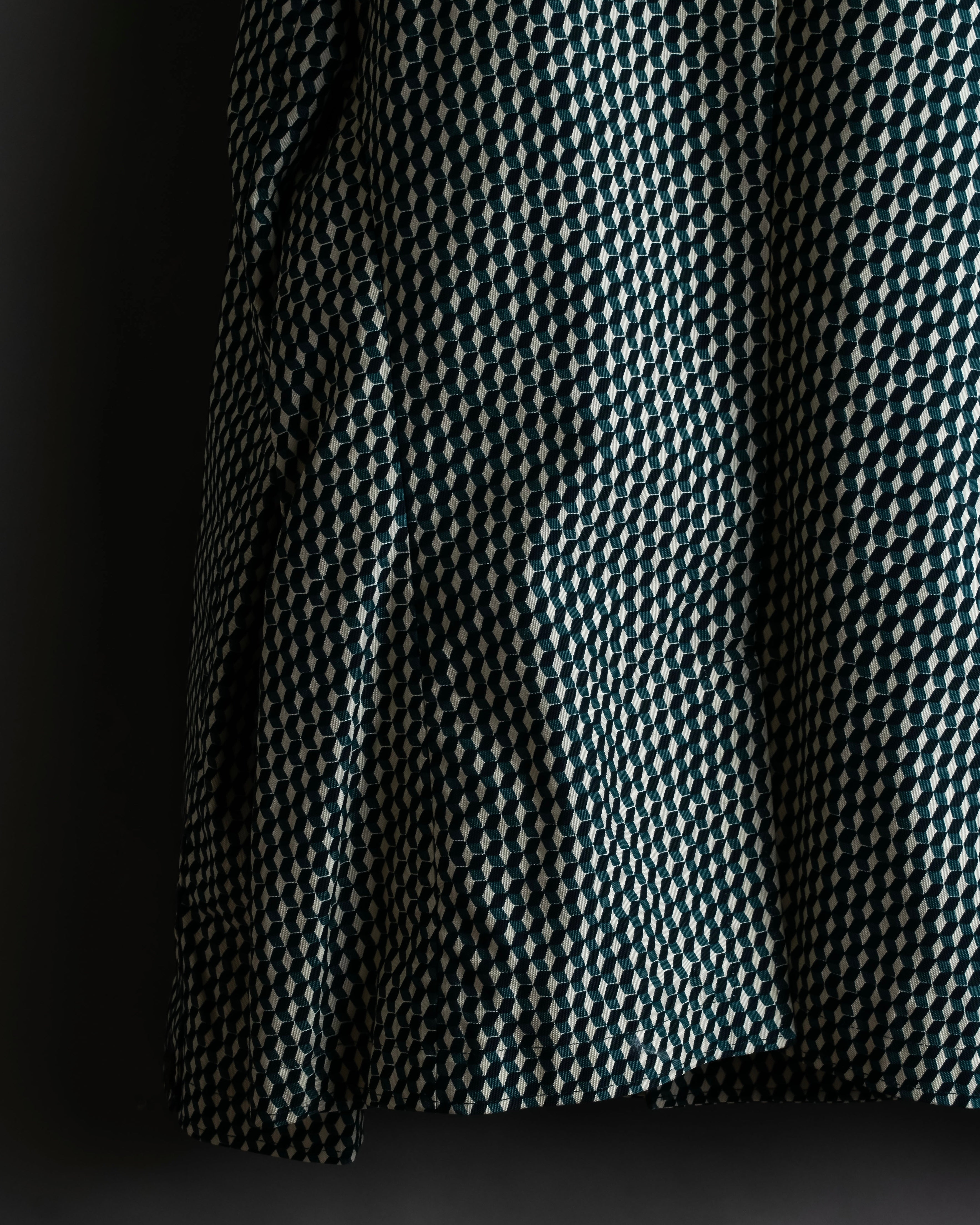 "MARNI" Geometric pattern double-breasted tailored jacket