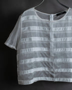 "Weekend Max Mara" Box silhouette silk organza pullover