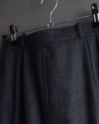 "HERMES" Margiela period semi-flared wool skirt