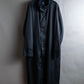 "BURBERRY" Maxi length high neck colour zipper long coat