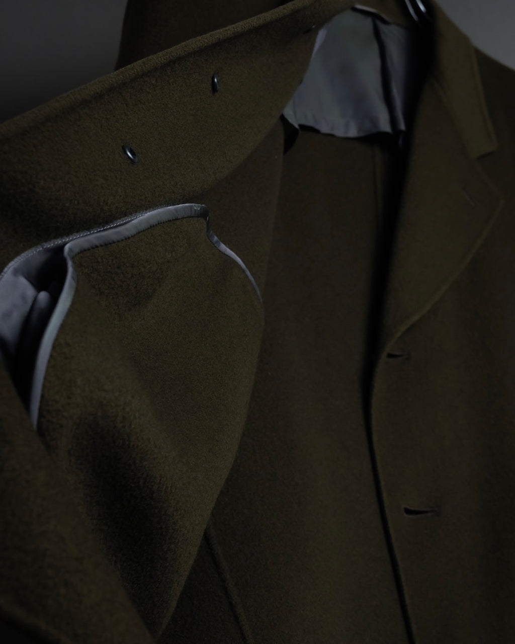 "Christian Dior" Single-breasted 100% cashmere chester coat
