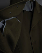 "Christian Dior" Single-breasted 100% cashmere chester coat