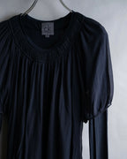 "CALVIN KLEIN" Layered sleeve gathered design pullover