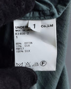 "UNDERCOVER" Raw edge frill design military-like shirt tunic