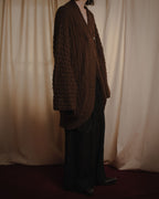 "Salvatore Ferragamo" 00’s Cashmere blend shawl-collar knit cardigan