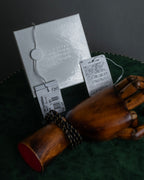 "MAISON MARGIELA" Twisted cord design brass bangle