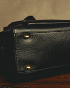 "CELINE" 80's-90's Classic leather top-handle bag