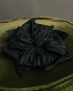 "FENDI" 90's-00's Sculptural fabric flower brooch