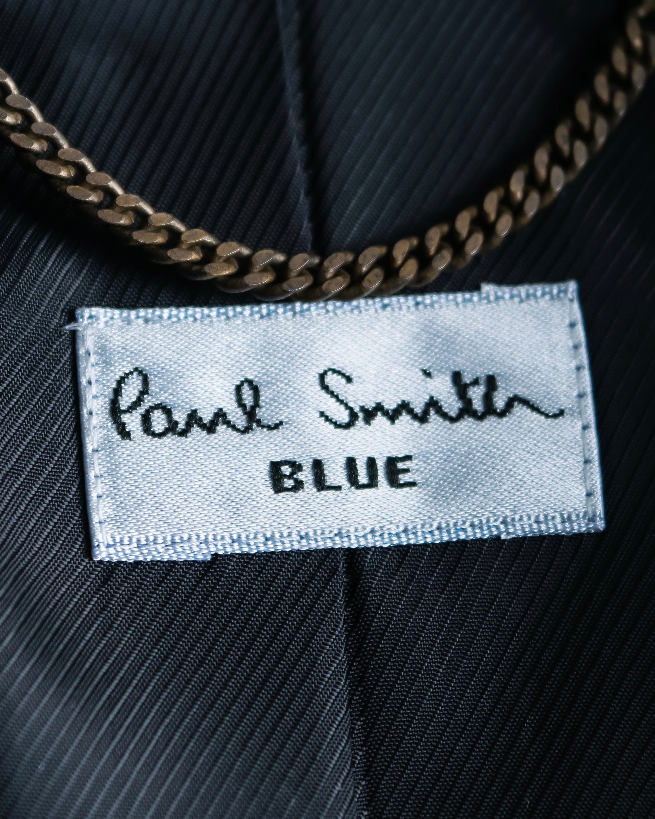 "PAUL SMITH" 100% wool maxi length belted gown coat