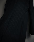 –SPECIAL– "GIORGIO ARMANI"
90’s Borgonuovo 21 pinstripe fly front long coat