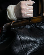 "GUCCI" Bamboo essence horizontal leather handbag