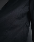 "GIANFRANCO FERRE" 90’s-00’s architecturally tailored three button wool blazer