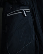 "HUGO BOSS" Double-breasted plaid coat