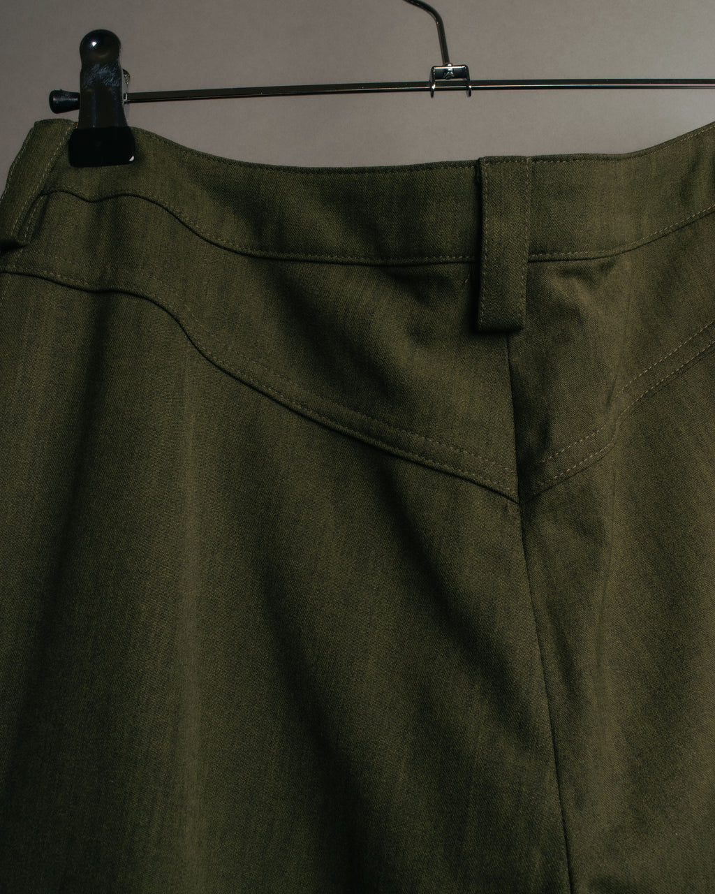 -SPECIAL- “Christian Dior” 2001 Galliano era olive wide safari trousers