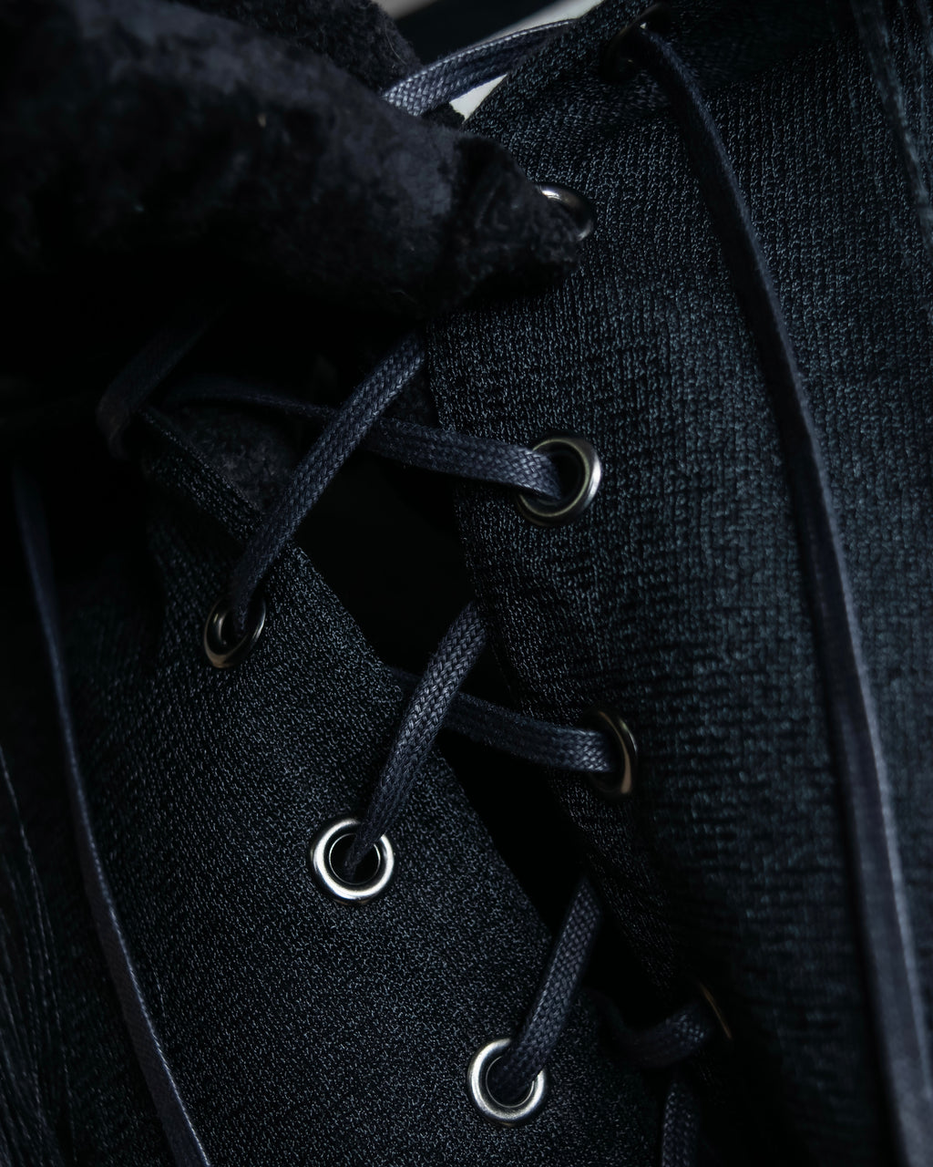 "sacai" Wig design sheer hooded pullover