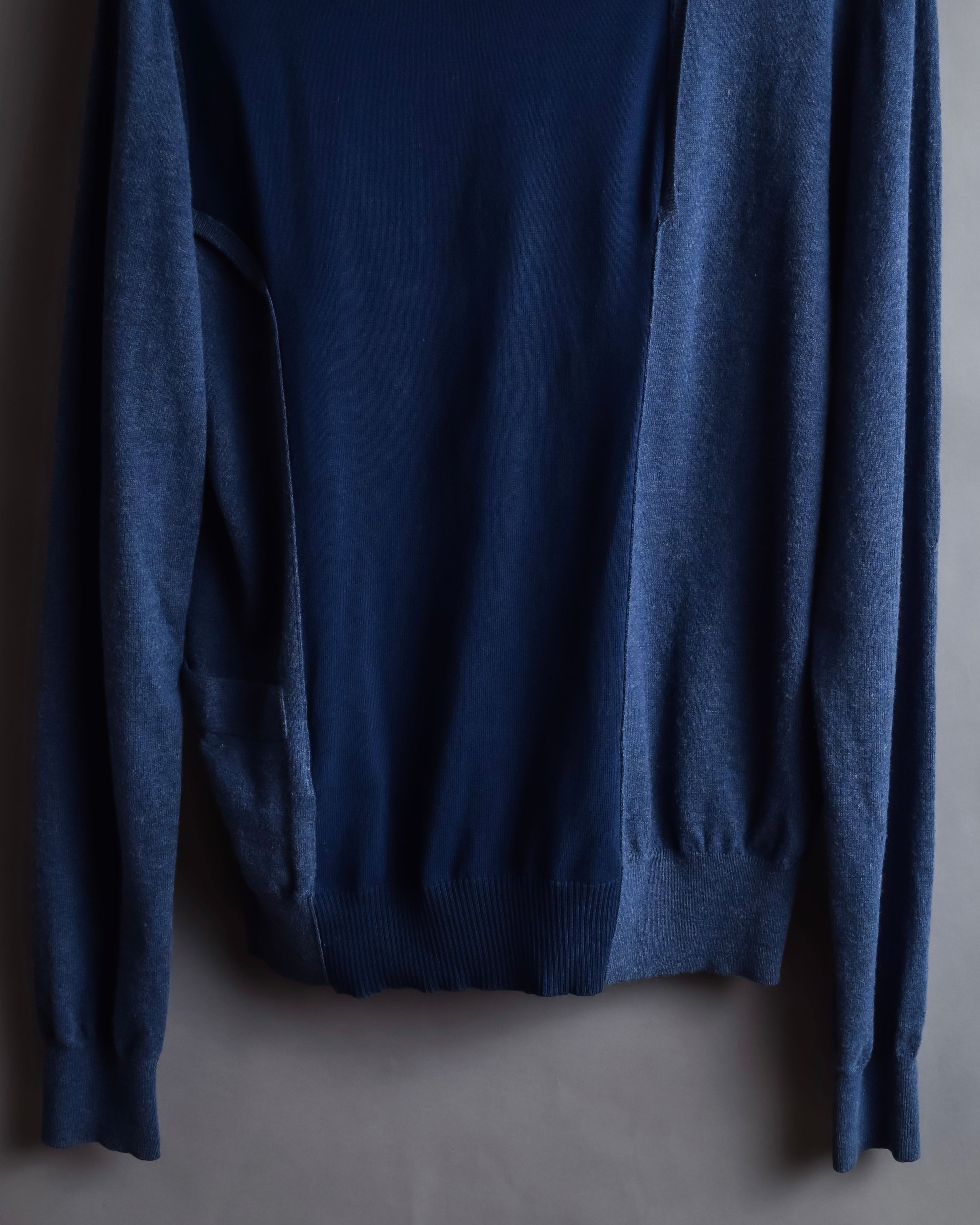 "MAISON MARGIELA" 17SS Asymmetric button line knit