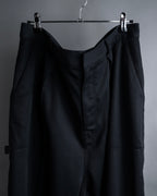 "LOEWE" Three-dimensional pattern design wide slacks