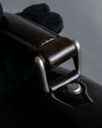 "BALENCIAGA" Patine leather briefcase bag