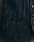 "Maison Margiela" 2018SS Tailored pinstripe wool waistcoat