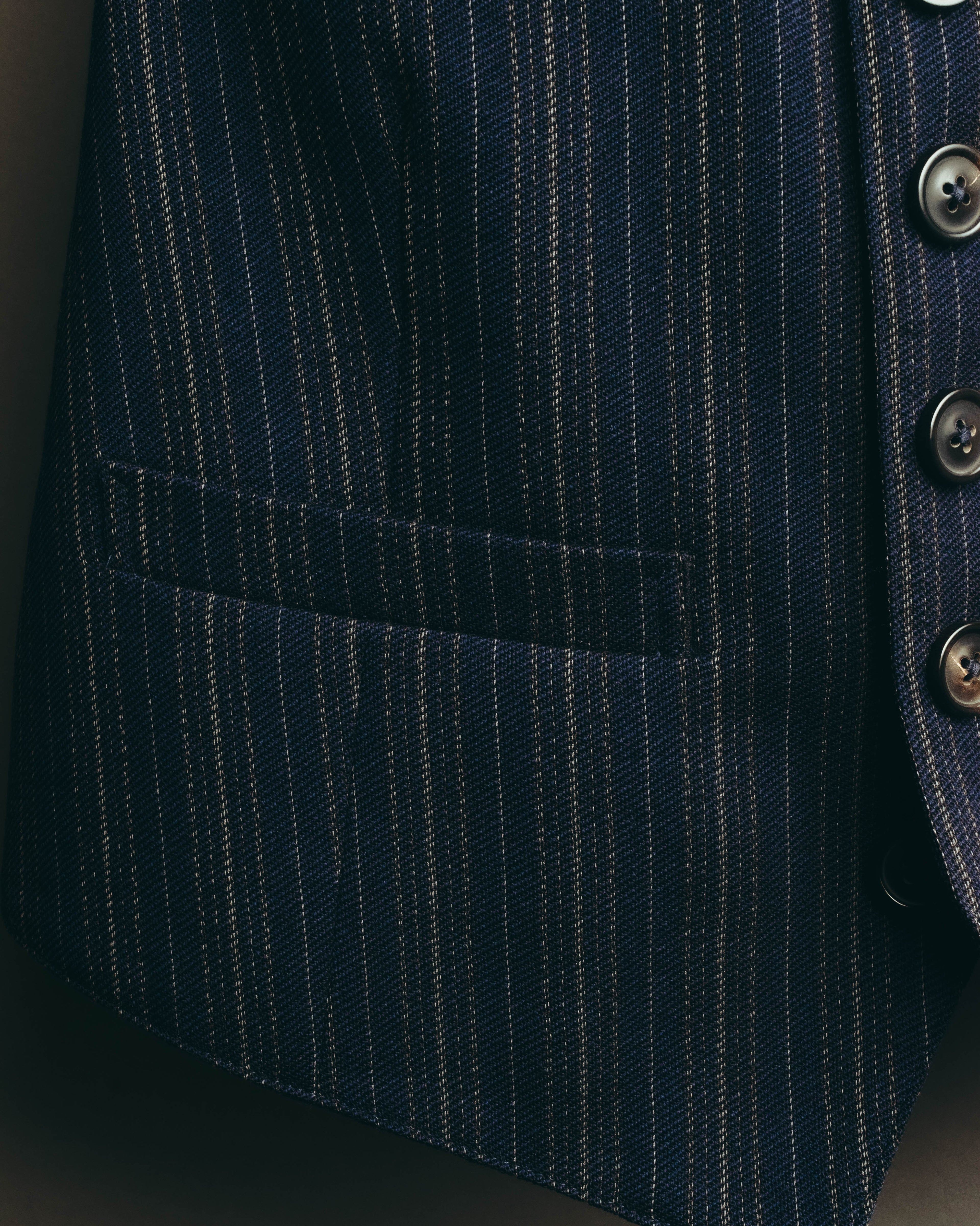 "Maison Margiela" 2018SS Tailored pinstripe wool waistcoat