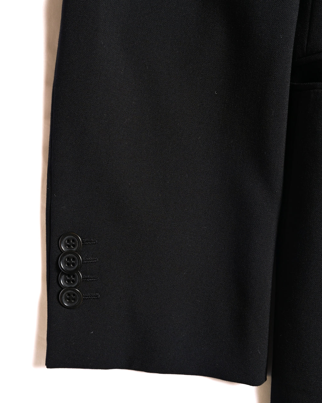 GIORGIO ARMANI/ Single Breasted 2B Pure Wool Tailored Jacket
Black