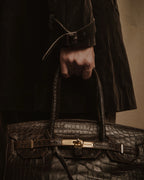 -SPECIAL- "Pierre Cardin"
90’s real crocodile leather top handle bag