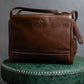 "LOEWE" Horizontal design logo engraved leather shoulder bag