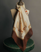 “GUCCI” 70’s-80’s nautical motif sheer scarf