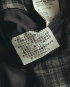 "COMME des GARÇONS HOMME" 90's Plaid wool blazer
