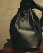 "LOEWE" 90's-10's classic drawstring shoulder bag