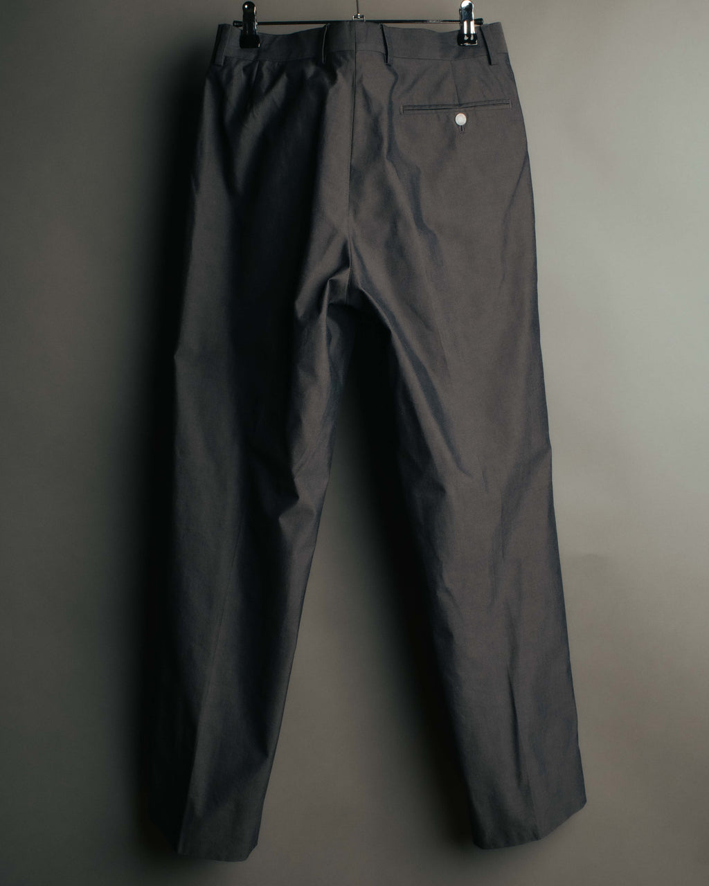 -SPECIAL- “HERMÈS” 1998-00’s Leather trimmed tailored trousers