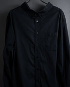 “BALENCIAGA” Button-down collar relaxed shirt