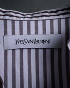 “Yves Saint Laurent” 2000’s Striped homewear set-up