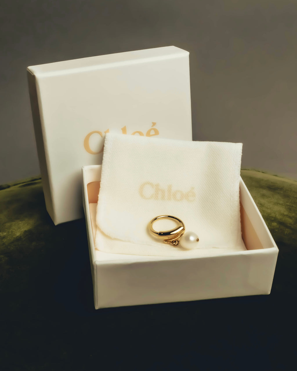 "Chloé" 2020's Pearl charm ring