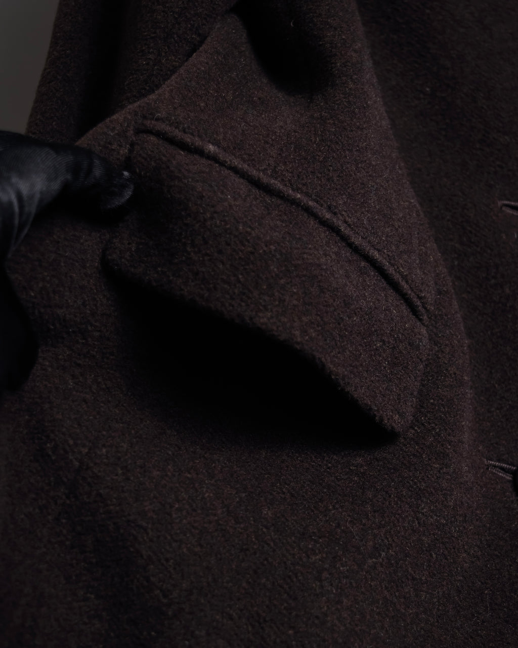 "miss Chloe" Fur collar switching design wool coat