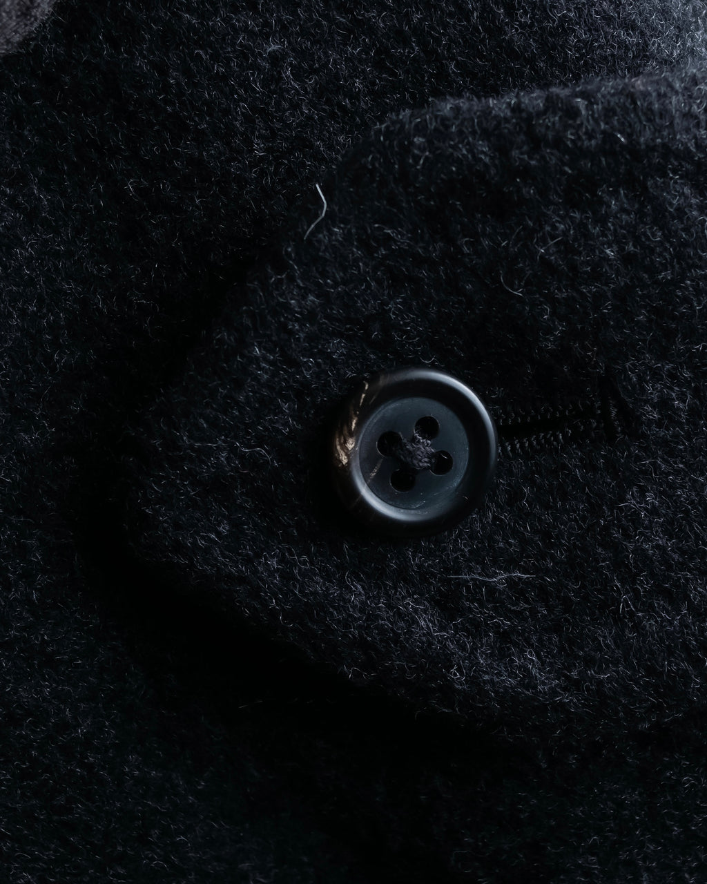 "BURBERRYS" Vintage stand collar concealed long coat