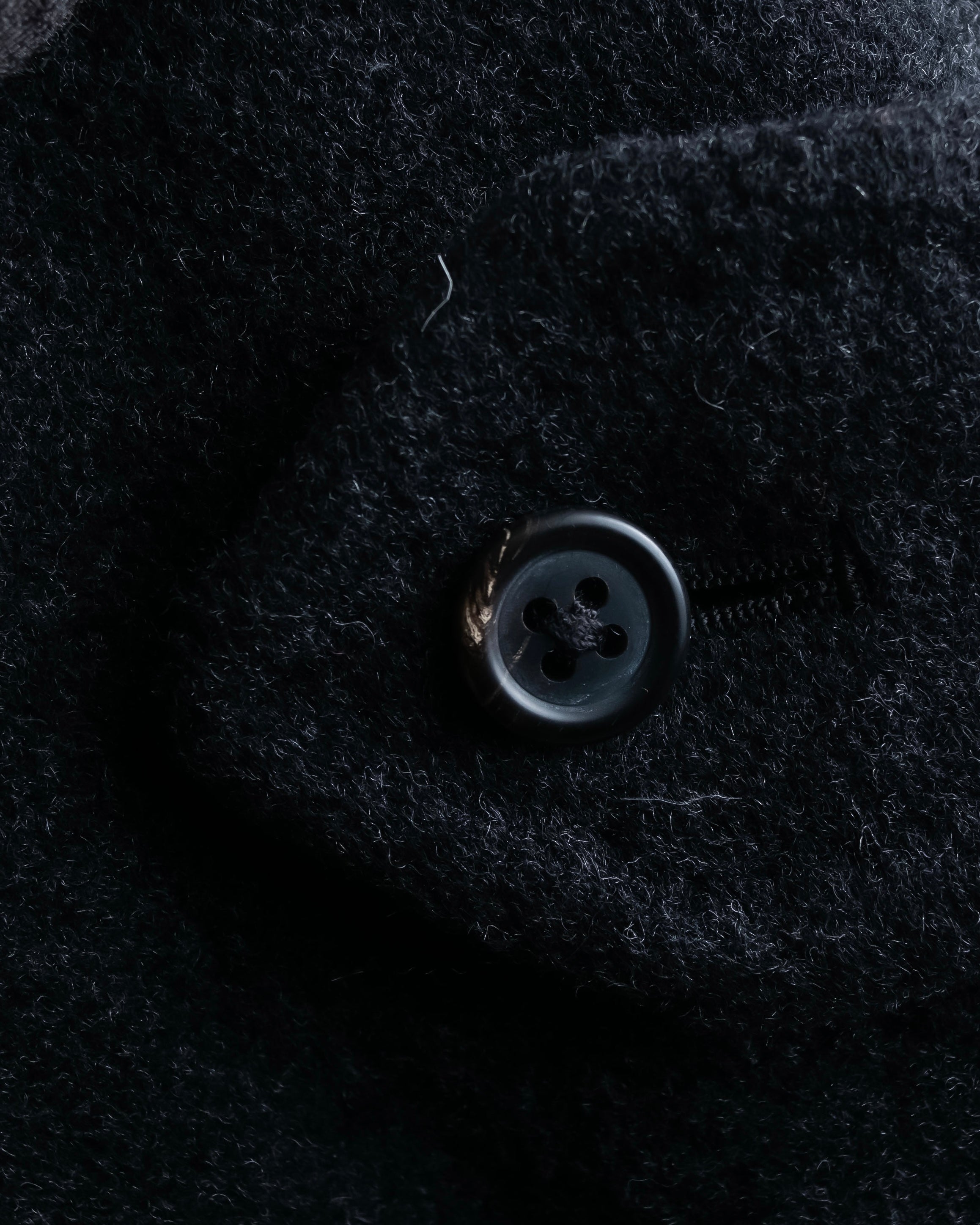 "BURBERRYS" Vintage stand collar concealed long coat