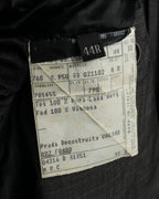 "PRADA" Sharkskin wool minimal tailoring set up