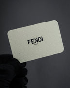 “FENDI” 2010’s Architectural grained leather 3Jours bag