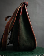 –SPECIAL– “LOEWE” 70’s-80’s Caza Cordobán embossed shoulder bag