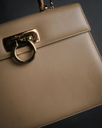 “Salvatore Ferragamo” 1990’s-00’s Gancini top handle bag