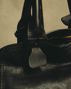 "Chloé" 00's Textured leather satchel bag