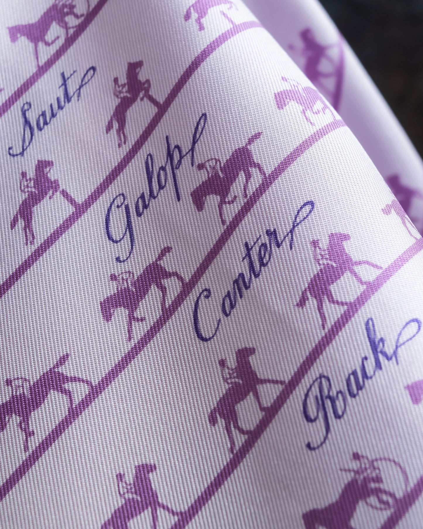 "HERMES" Horse riding pattern petit carre scarf