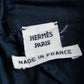 "HERMES" Skipper collar drawstring pullover shirt