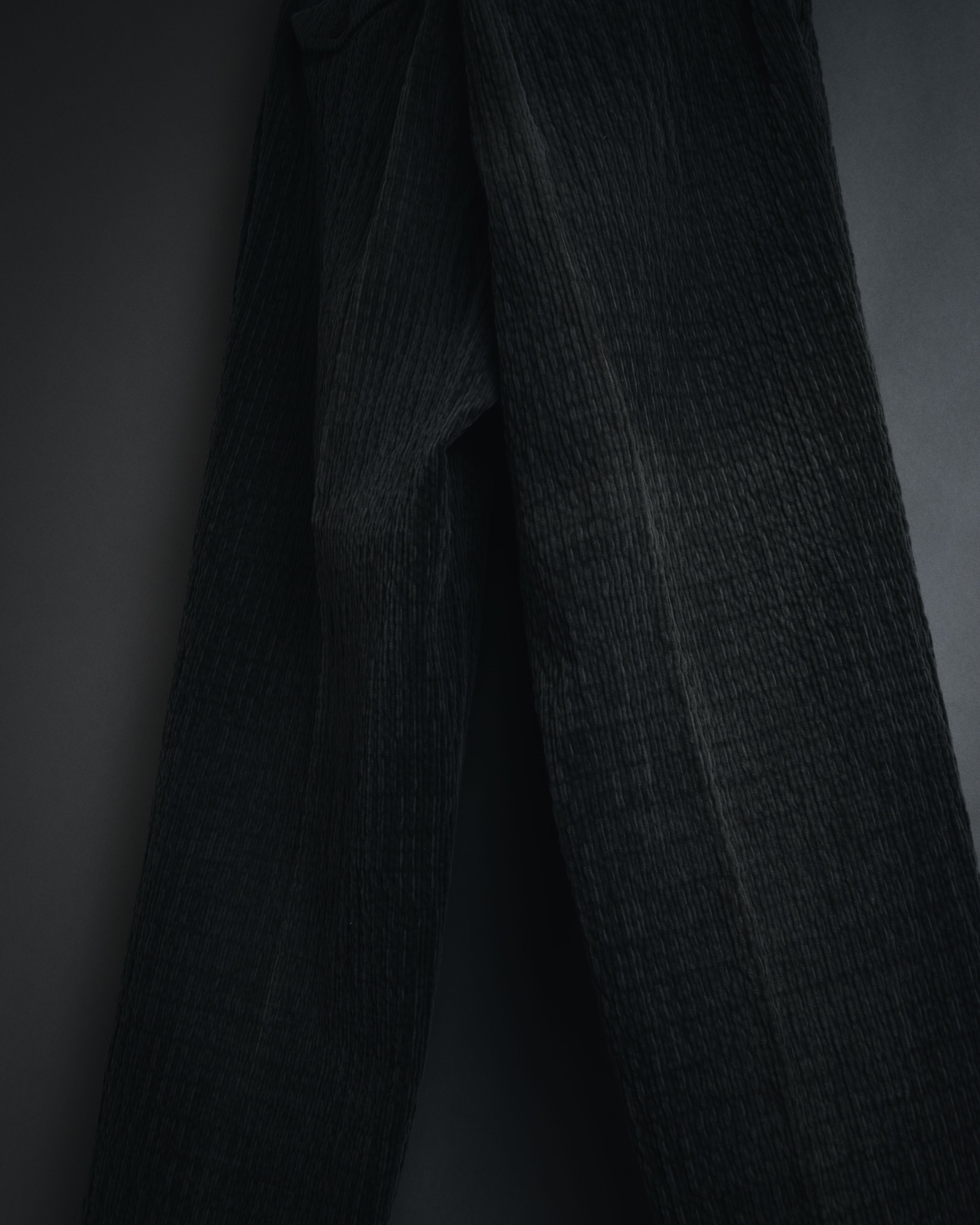 –SPECIAL– "ISSEY MIYAKE MEN" 98AW garment-pleated cotton tailoring set-up