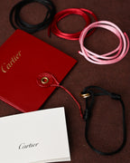 Cartier/ “Trinity” K18 Yellow & Pink & White Gold Cord Bracelet