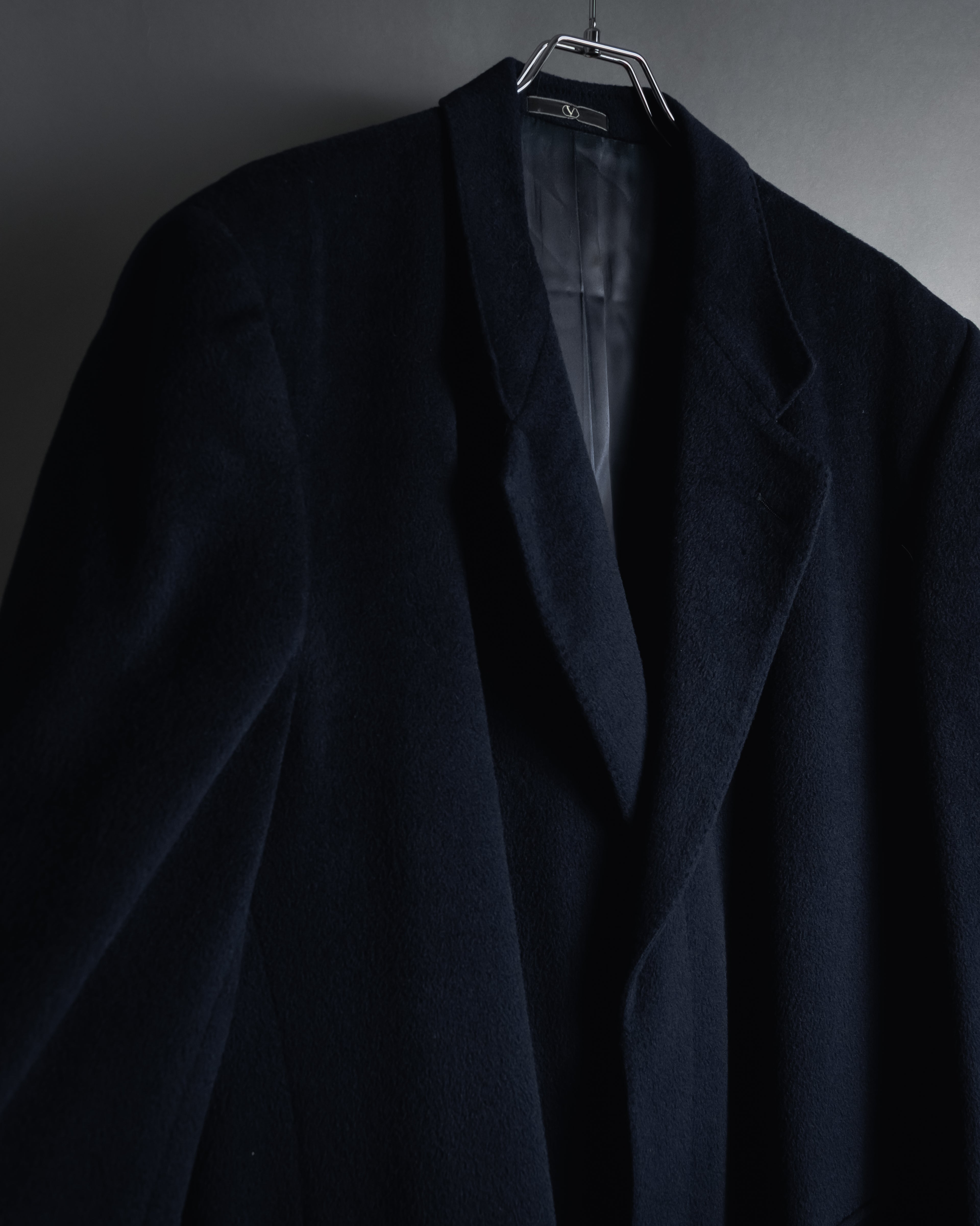 "VALENTINO GARAVANI UOMO" 80’s-90’s Cashmere blend tailored coat